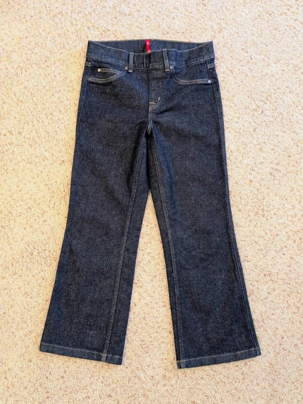 SPANX Shapewear EveryWear Kick Flare Jeans Indigo Style 20699Q PM Petite Medium